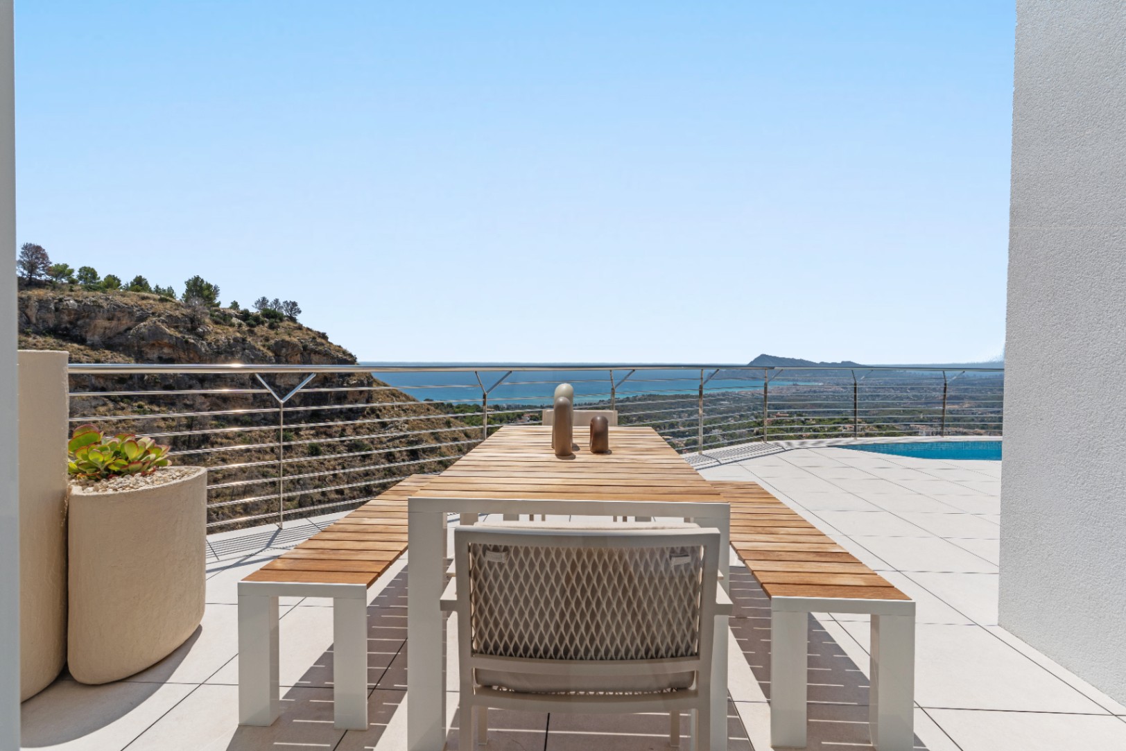 Blanc Altea H19 - Turnkey design villa with stunning views of Altea and Benidorm.