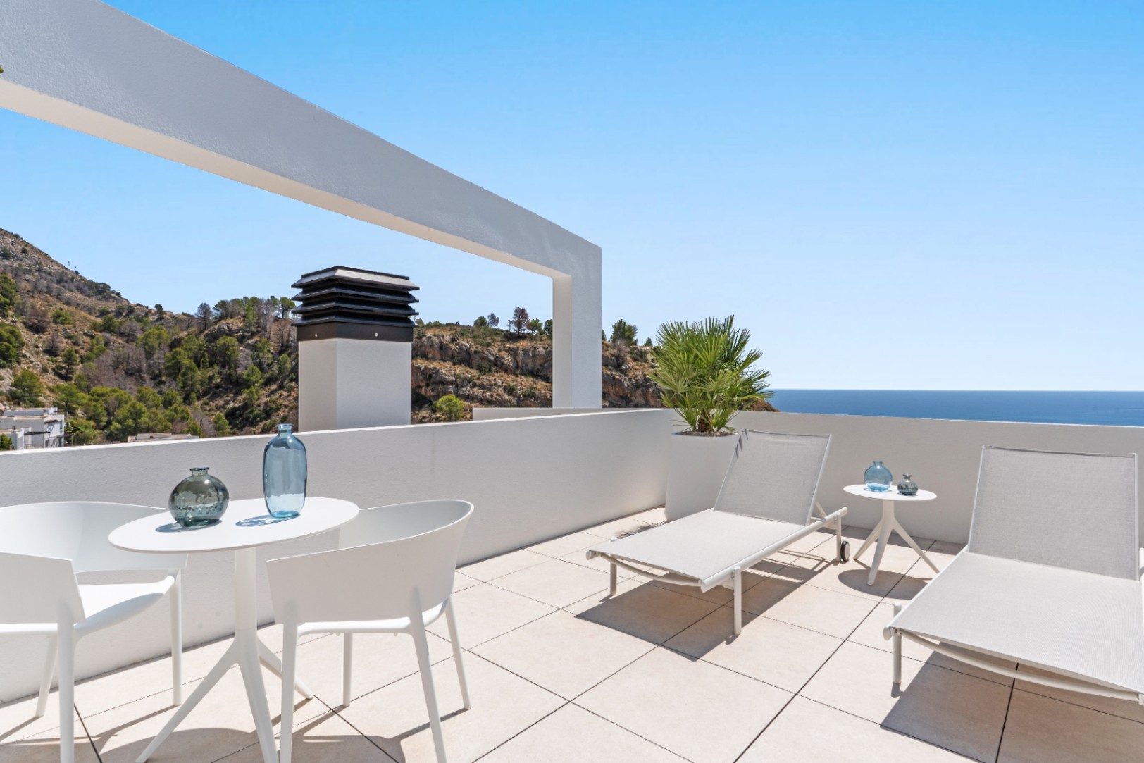 Blanc Altea H19 - Turnkey design villa with stunning views of Altea and Benidorm.