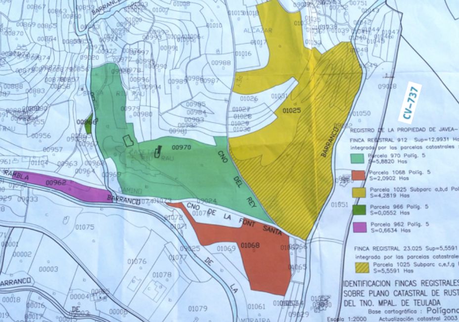 Unique 190,000m² Plot for 10–12 Villas Just Minutes from Morairas Coastline